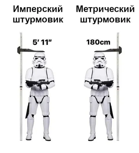Имперский и метрический штурмовик