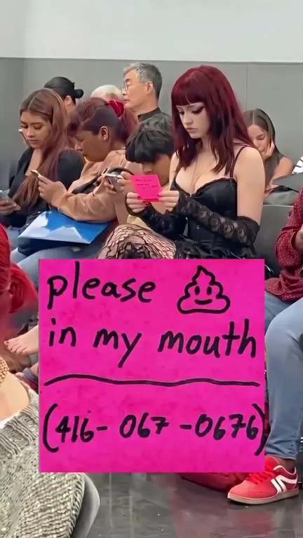 Goth Girl Note Gone Wrong