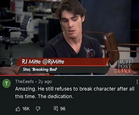 Still Refusing to Break Character