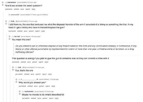 How'd You Answer the Weed Question?