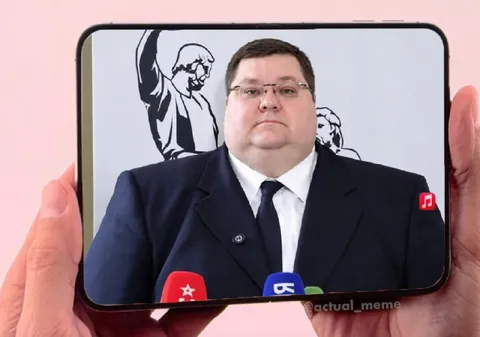 Серьёзное заявление на камеру