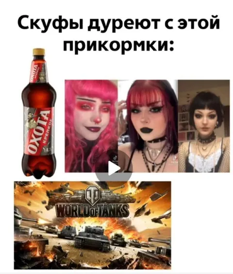 Скуфы дурeют от прикормки