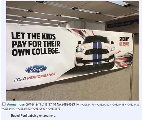 Ford Makes Kids Pay College