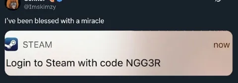 Steam Login Miracle Code