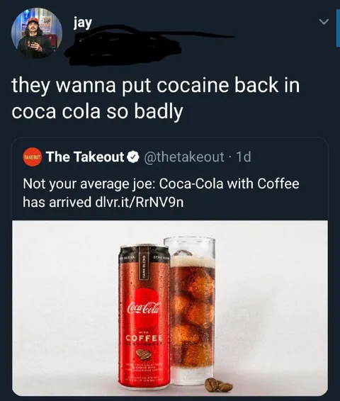 Cocaine Back in Coca-Cola