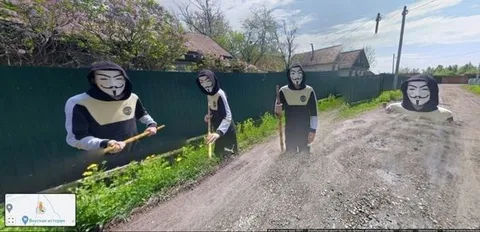 Анонимусы на огороде