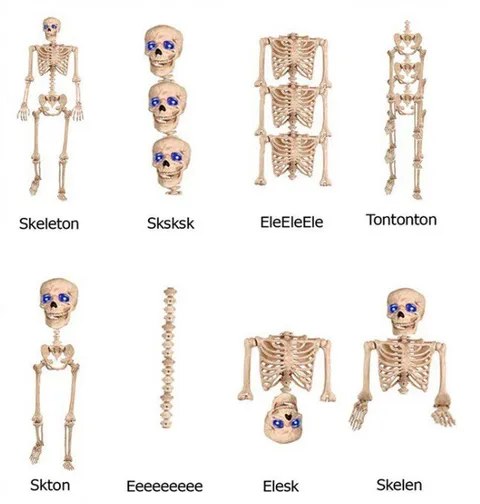Skeleton Word Variations