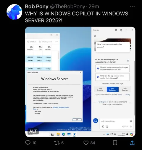 Why Is Copilot in Windows Server