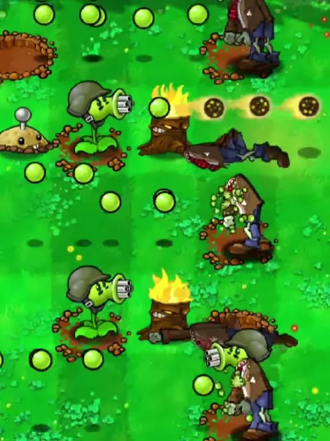 Plants vs Zombies Overwhelmed by Zombies