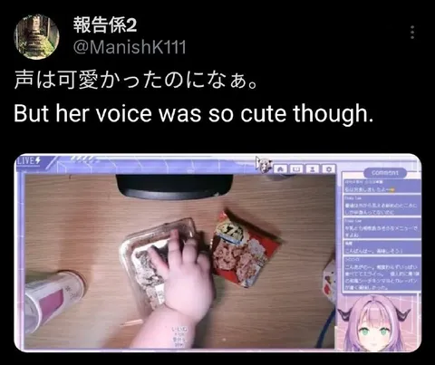 声は可愛かったのになぁ