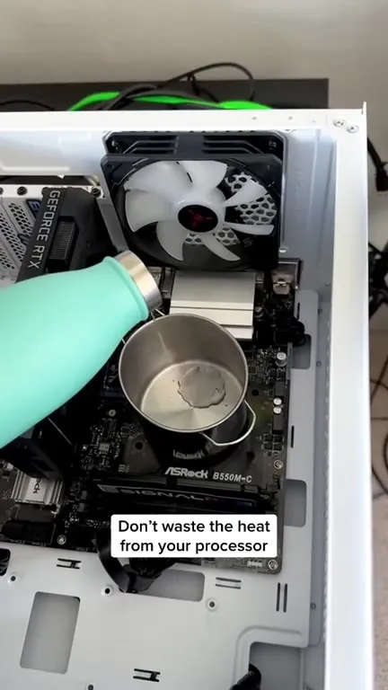 Cooking Pasta With CPU Heat