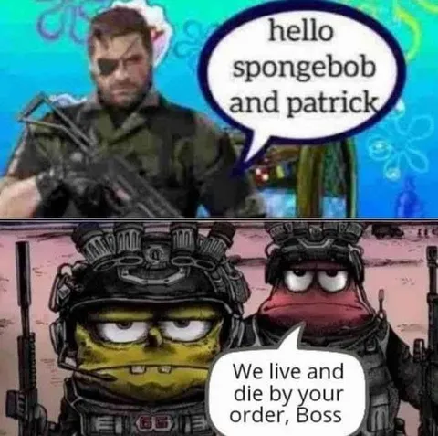 SpongeBob and Patrick Soldiers
