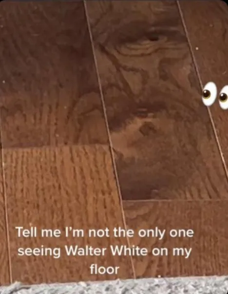Walter White on the Floor