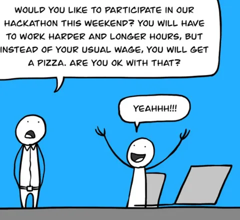 Pizza Instead of Wages