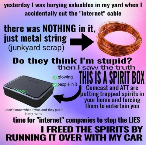 Internet Cable Spirit Box
