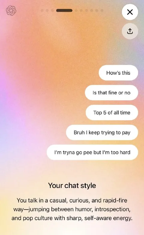 Chat Style Gone Too Far