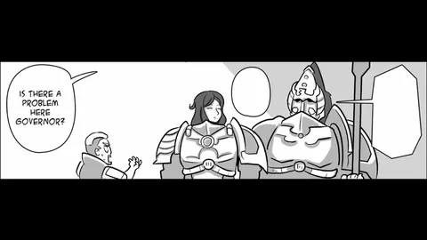 Female Custodian Corrects the Governor