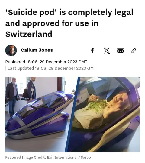 Suicide Pod Approved in Switzerland