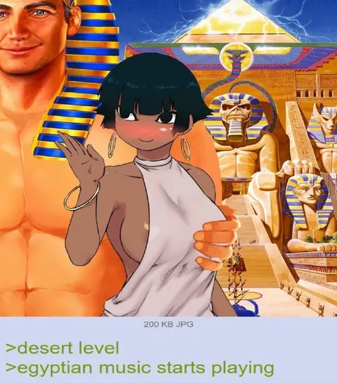 Egyptian Music Starts Playing
