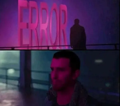 Ryan Gosling Error Reaction
