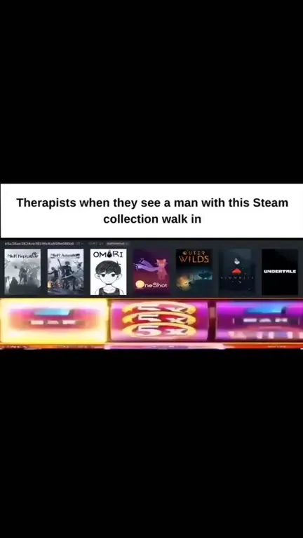 Терапевт видит библиотеку Steam