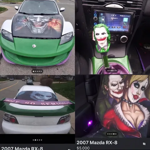 Joker Mazda RX-8 Listing