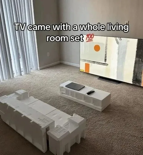 TV Comes With Living Room Set