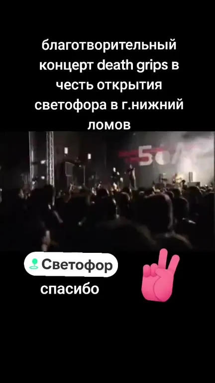 Благотворительный концерт Death Grips