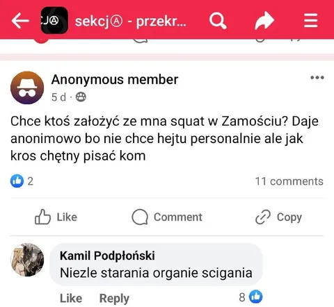 Squat w Zamościu