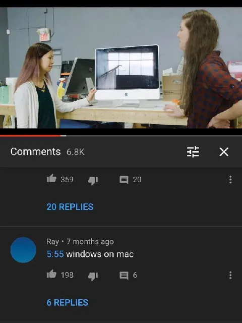 Windows on a Mac Comment