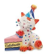 Celebrate Cat Figurine