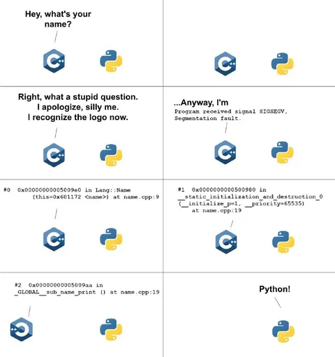 C++ Crashes While Python Wins