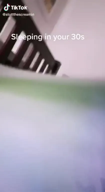 Sleeping in Your 30s
