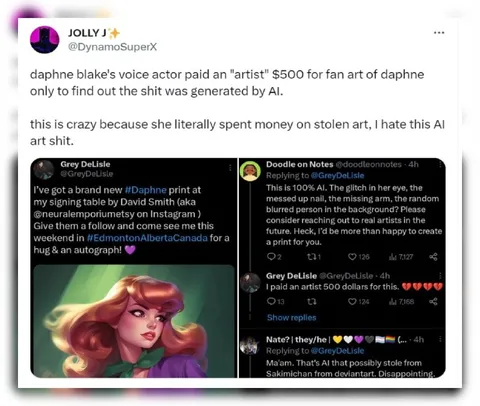Daphne Blake AI Art Scandal
