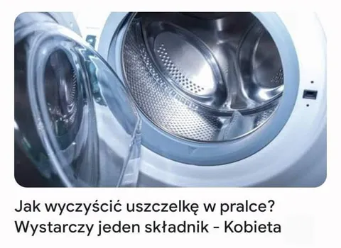 Jeden składnik do pralki