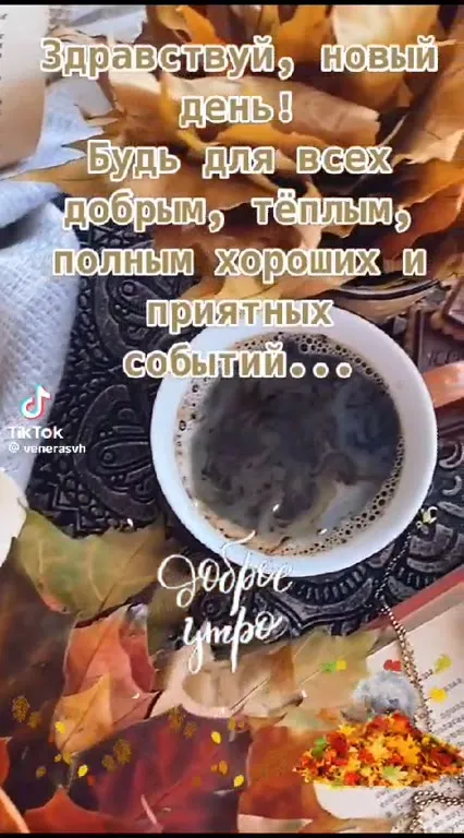 Осеннее доброе утро