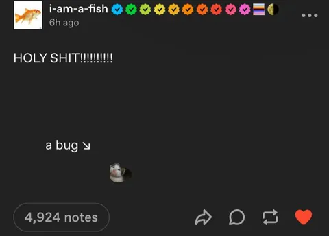 Holy Shit, a Bug