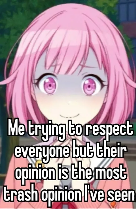 Respecting Everyone Except One Opinion