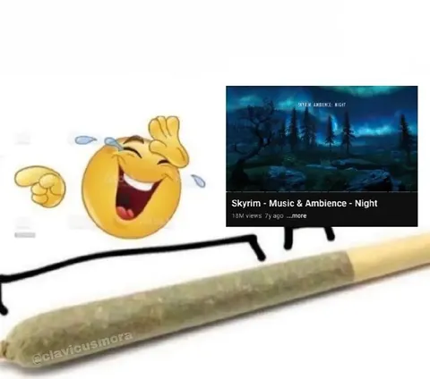 Skyrim Night Ambience Hits Different