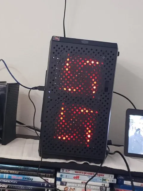 Динамик с огоньками