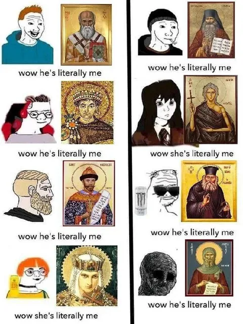Wojak Literally Me Saints