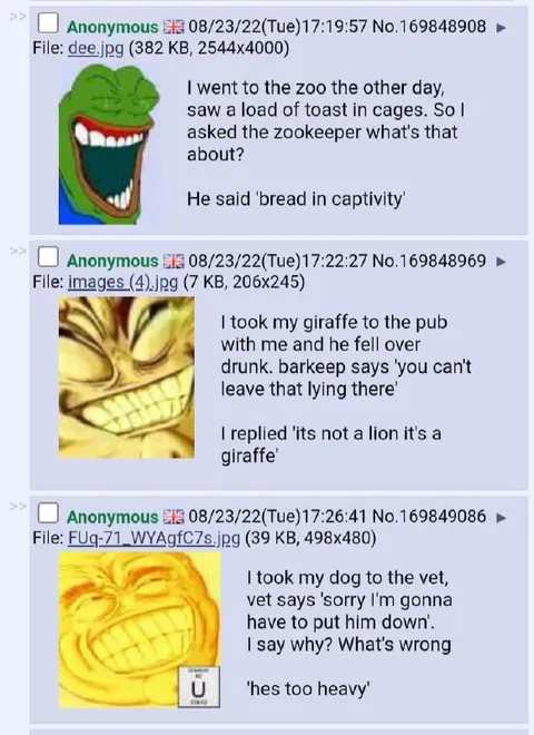 Three Animal Pun Jokes