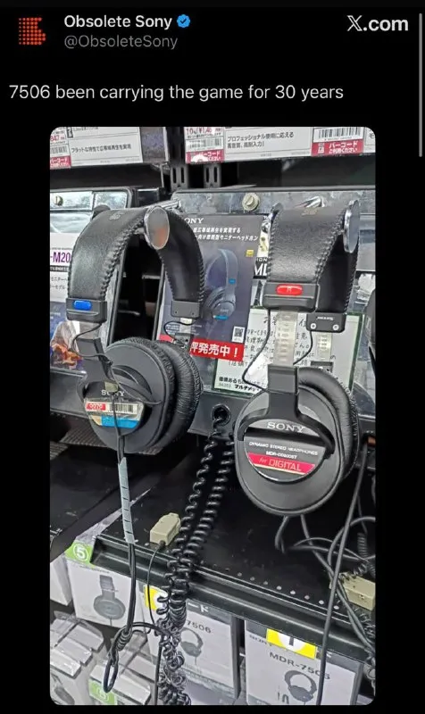 Sony MDR-7506 Still Carries the Game