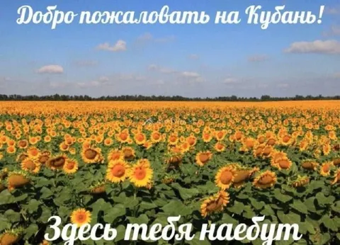 Добро пожаловать на Кубань