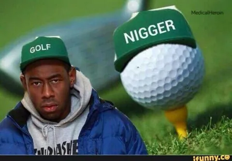 Golf Ball Says the N-Word
