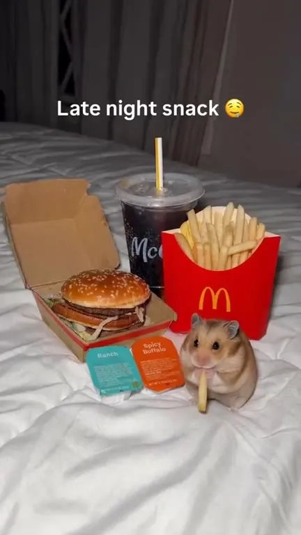 Late Night Snack Hamster Feast