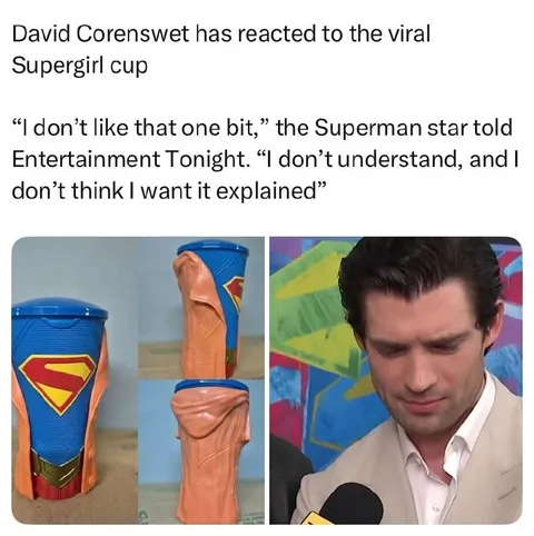 David Corenswet Hates the Supergirl Cup