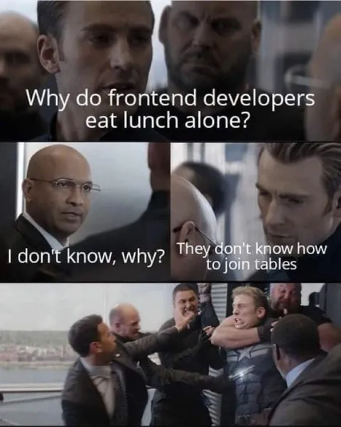 Frontend Developers Join Tables
