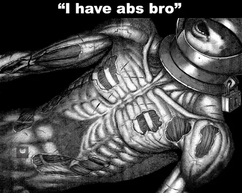 I Have Abs Bro Skeleton