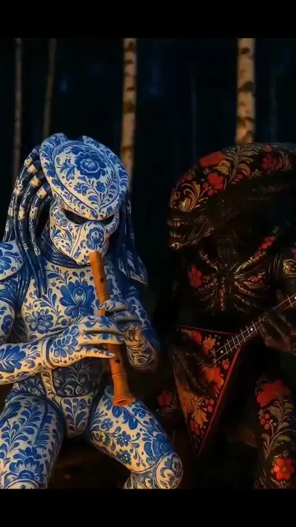 Инопланетный дуэт у костра
